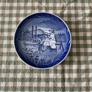 Royal Copenhagen Blue and White Ceramic Bowl